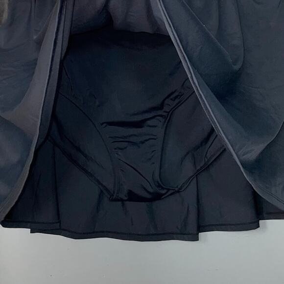 Swimsuits for All Aquabelle Plus Size 34 Black Swim Skirt Bottom Resort Vacation - Picture 2 of 10